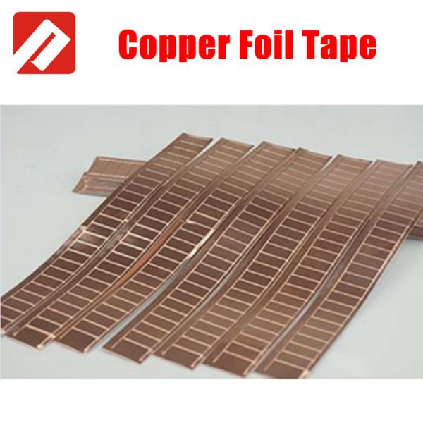 Quality Conductive Copper Self Adhesive Tape , Insulated copper tape 5mm for sale