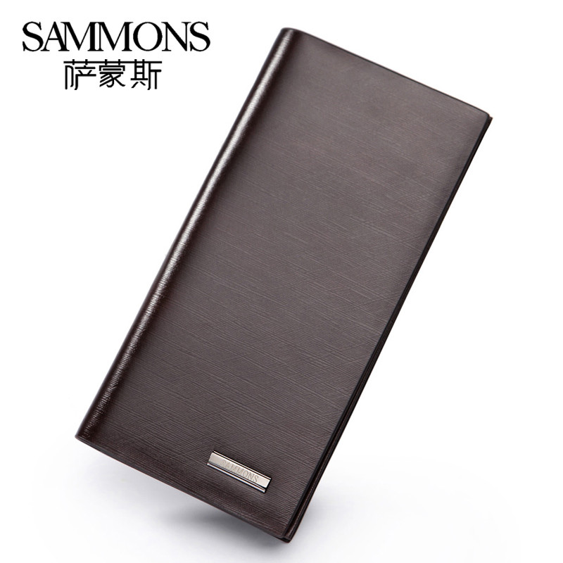 China 2013 NEW Fashion Genuine Leather Men's long Wallet Purse, Men's Briefcase B1029 on sale