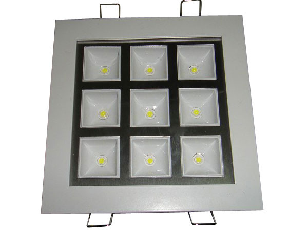  9W square LED downlight in living room used and KTV and shop used Manufactures