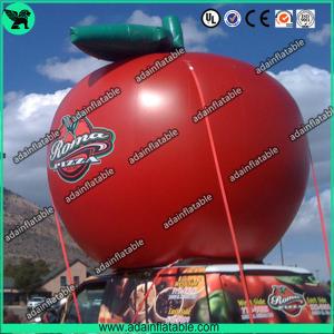  Event Fashionable Red Custom Inflatable Apple , Large Inflatable Advertising Products Manufactures