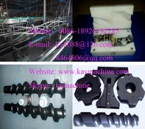 China Feedscrews scroll, feedscroll, worm or auger Combiners / dividers Plastic Feedscrolls Diverters Custom Timing Screws on sale