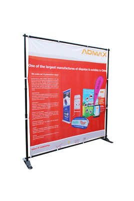  Large Format Trade Show Banner Stands , Telescopic Trade Show Retractable Banners Manufactures