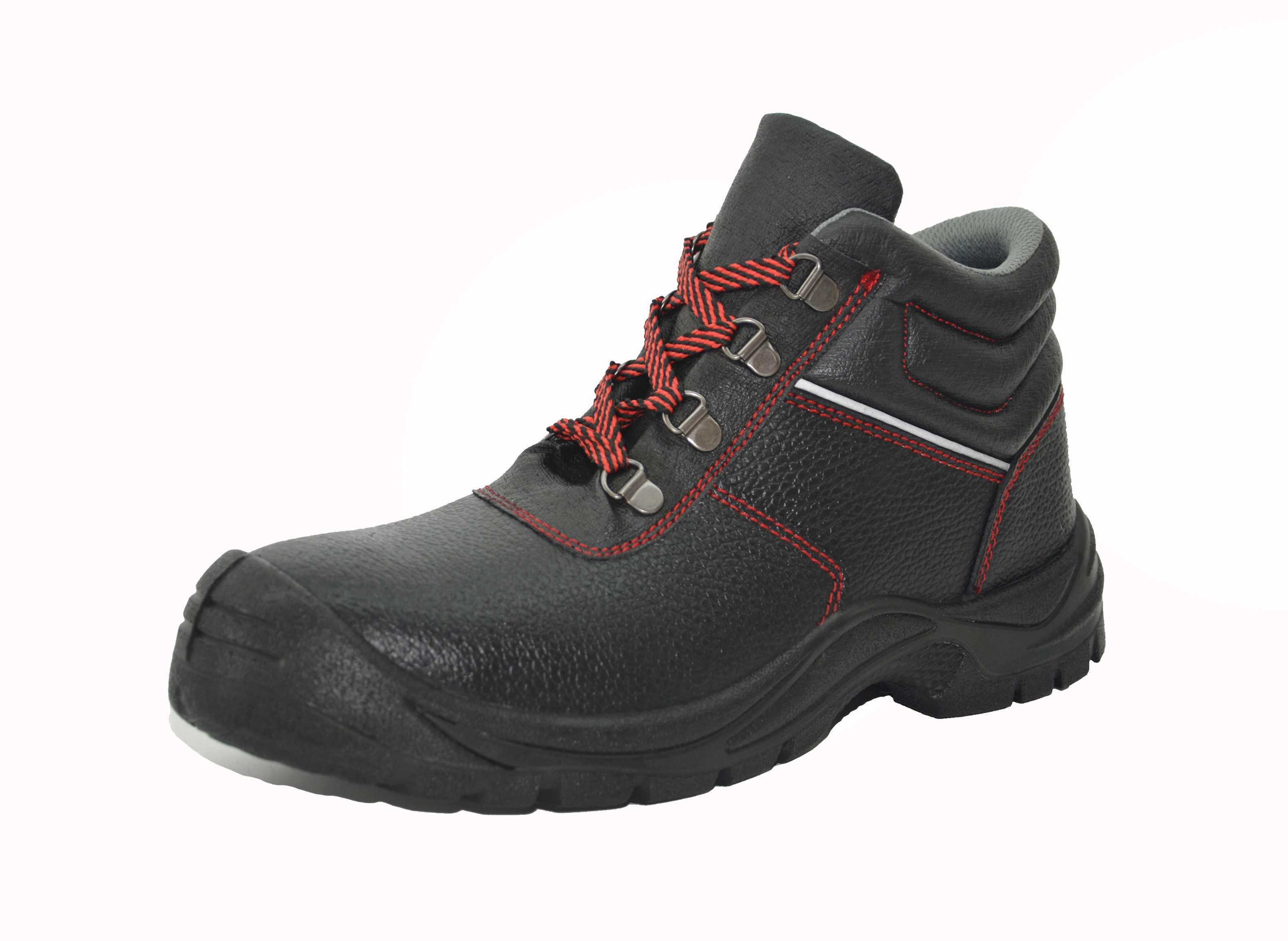  Impact - Proof Genuine Leather Work Shoes PU Outsole Acid And Alkali Resistance Manufactures