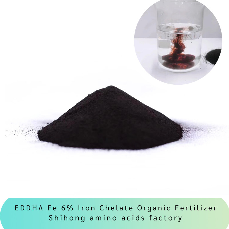  EDDHA Fe 6% Iron Chelate Organic Fertilizer Ethylenediamine Two Adjacent Hydroxyphenyl Big Iron Sodium Acetate Manufactures