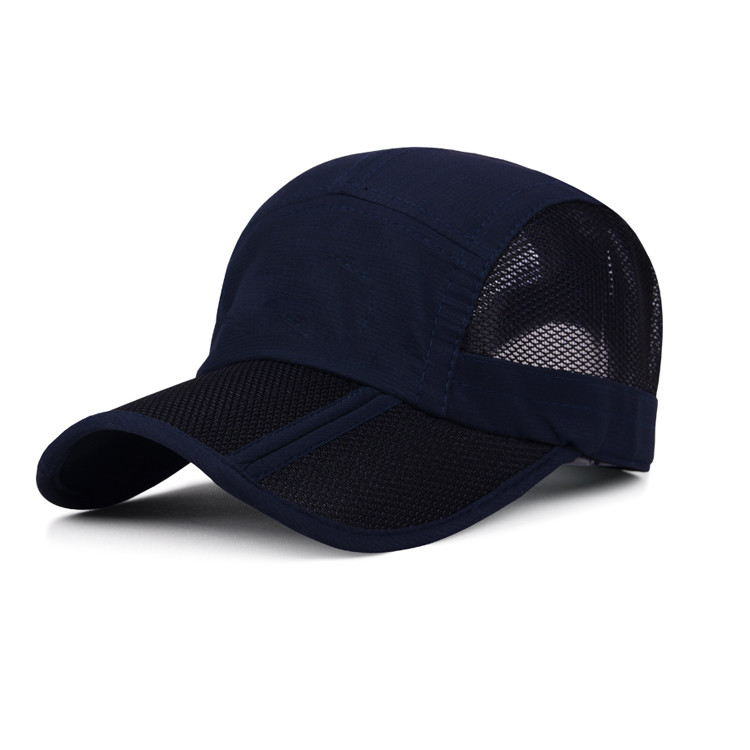  Light Weight 5 Panel Camper Hat Sports Style Blank Mesh Back Breathable Manufactures