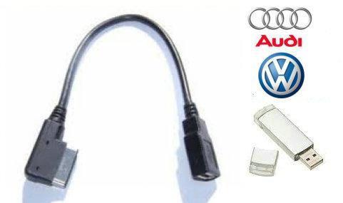 Quality Audi-AMI /VW-MDI USB cable for RNS510 RNS315 Premium 8 and Audi 2005-2010 for sale