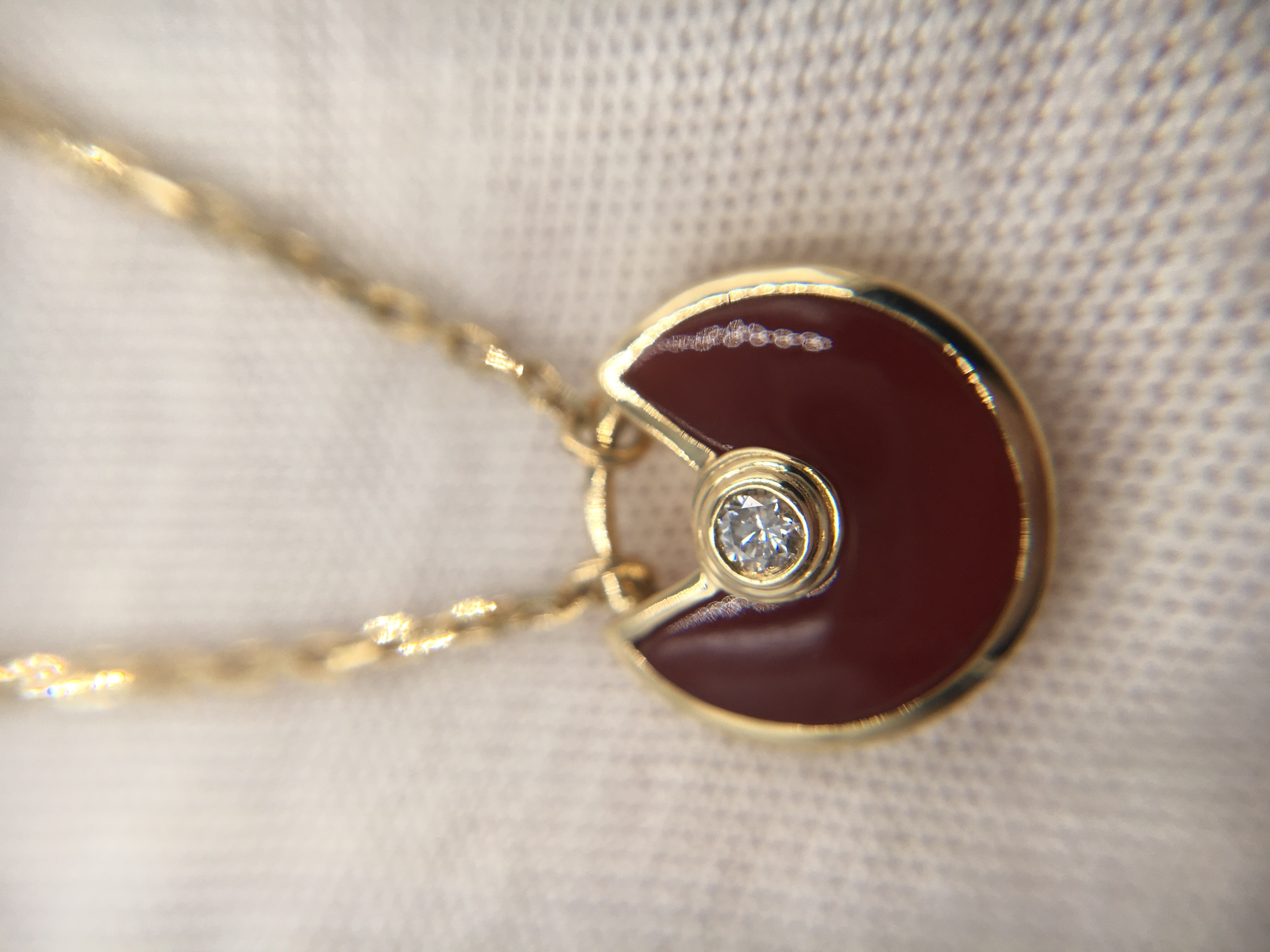  Xs Model Pink Gold Cartier Amulette De Cartier Necklace For Wedding Manufactures