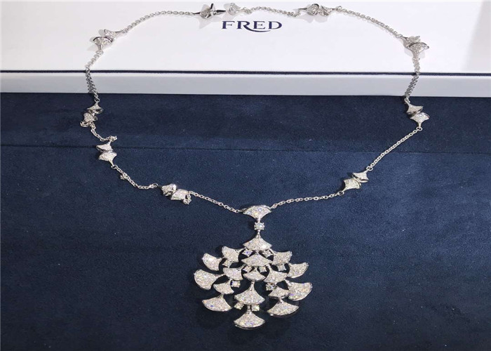 Bulgari Divas Dream 4.1ct 31.5g 18K Gold Diamond Necklace fashion jewelry boutique Manufactures
