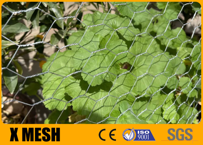 China 15m Poultry Rabbit Wire Mesh Fencing Silver Color High Tensile Strength on sale