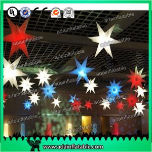  Beautiful 210T Polyester Cloth LED Lighting Inflatable Star a Manufactures