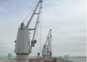 China Ship Deck Hydraulic Telescopic Crane , Fail Safe Brakes Offshore Pedestal Crane on sale