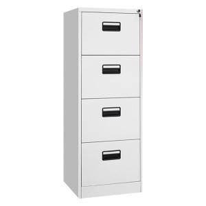 China Recessed Handle Metal Filing Cabinet Lockable Light Grey RAL7035 Color on sale