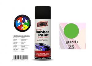 Abrasion Resistance Removable Rubber Spray Paint  Head Light Green Color For Car Coating Manufactures