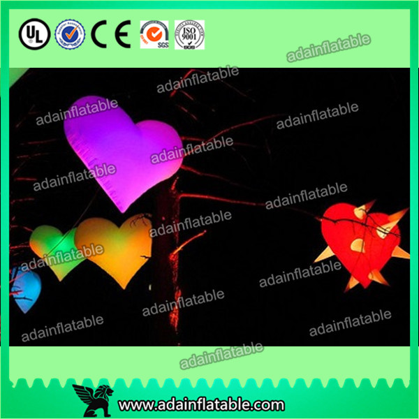  led giant inflatable heart for decoration,Event Party Hanging Decoration Inflatable Manufactures