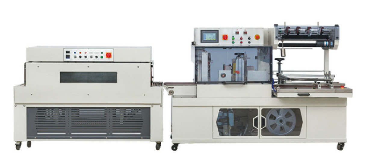  PE / PVC Automated Shrink Wrap Machine  5-6kg/Cm3 380V 50Hz Highly Efficient] Manufactures