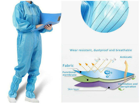  Antivirus Disposable Medical Protective Clothing , Medical Protective Coverall Manufactures