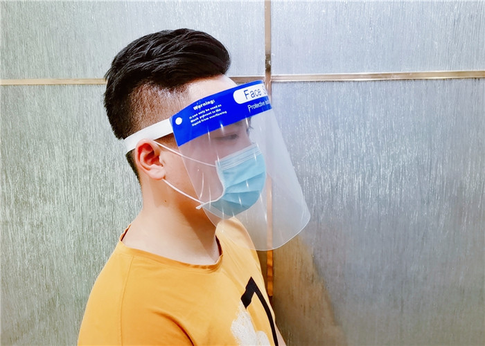  All Round Convenient Protective Face Shield With Adjustable Elastic Band Manufactures