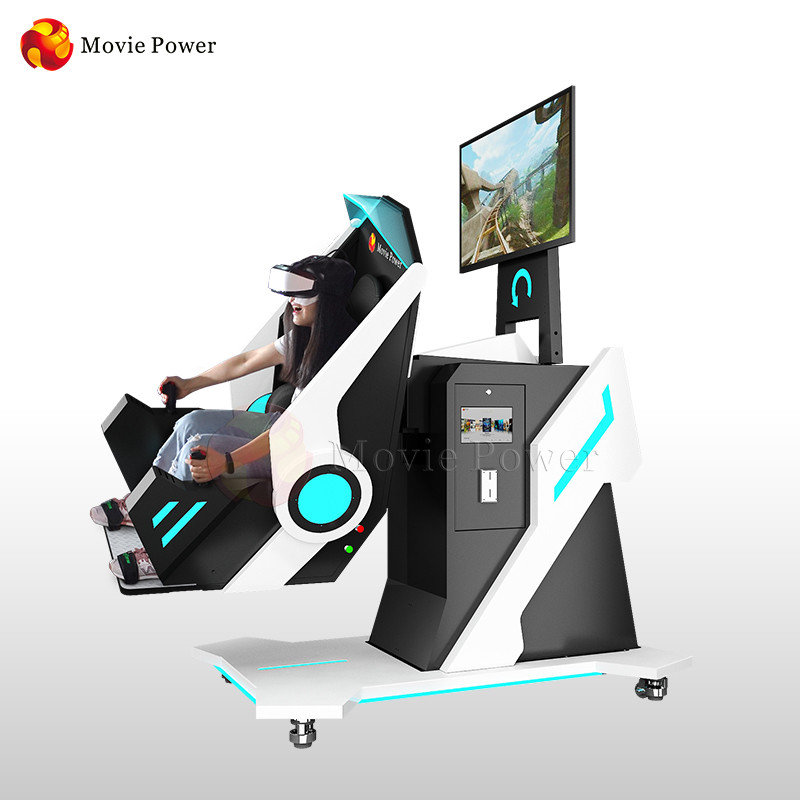 China Indoor 1 Seat VR 360 Full Motion Flight Simulator SGS Standard on sale