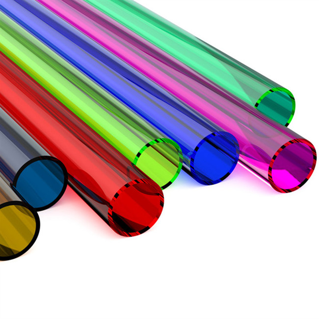  4mm 5mm 6 mm Customized Any Size Color Clear Plastic Acrylic Tube Pipes Manufactures