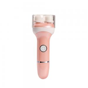 Skin health care dual rotatable facial cleansing brush with battery operated, CE ROHS certificates Manufactures