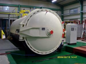  Steam Brick Industrial Autoclave Pressure Φ3m For Glass Deep - Processing Manufactures