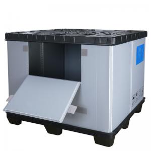 Best price collapsible pallet box, plastic box pallet for sale