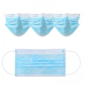  Light Weight 3 Ply Medical Face Mask Full Length PVC Concealed Nose Piece Manufactures