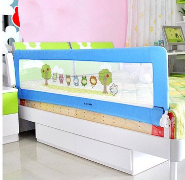 China Portable Toddler Bed Guard Rails For Convertible Cribs , Folding Bed Rails For Kids on sale