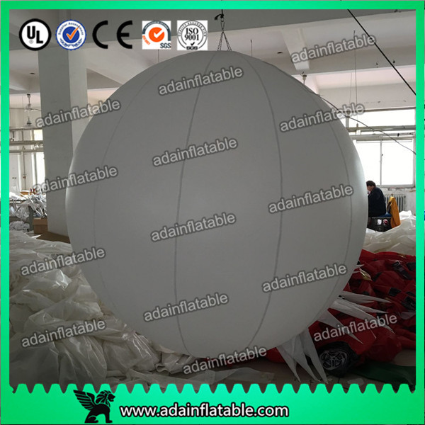  Factory Directly Supply Event Decoration White Inflatable Ball With LED Light Manufactures