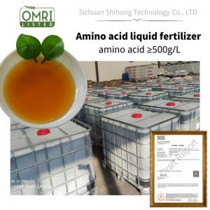  Plant Based Enzymatic Amino Acid Liquid Fertilizer Amino Acid 50% 8-0-0 Manufactures
