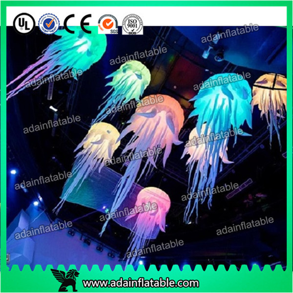  Party Decoration Hanging Inflatable Jellyfish With Lighting Manufactures