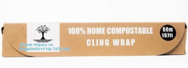 Compostable Biodegradable Corn PLA Foil Roll Wrap Film, PVC Cling Film, Fresh Food Wrap Cover, Food Wrap PE Cling Film 0