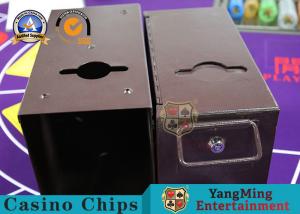 China Metal Double Layer Casino Game Accessories with Lockable Cash on sale
