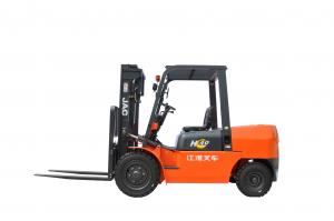  Internal Combustion Diesel Forklift Truck Large Capacity 4.5 Ton High Performance Manufactures