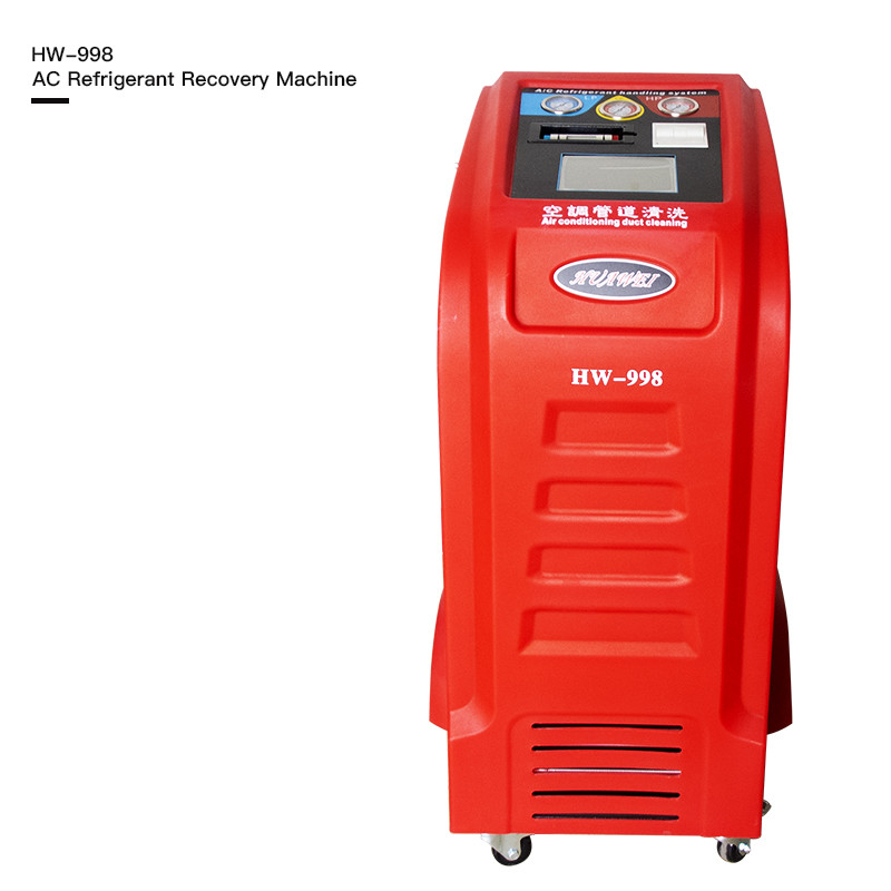  Colorful LCD Display AC Refrigerant Recovery Machine With Database Manufactures