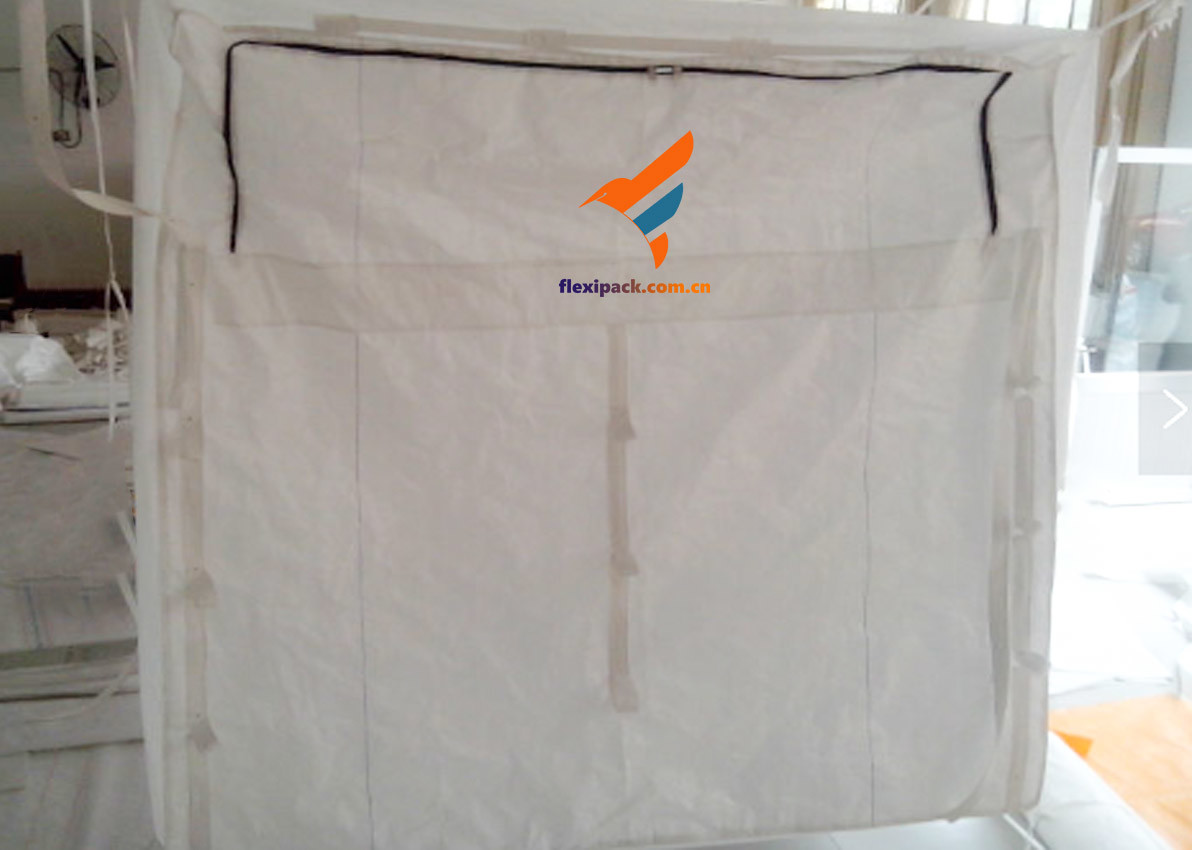 China Dry Bulk Container Liner with Zipper PP Material for Cocoa/Malt/ Coffee Beans on sale