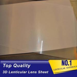  plastic lens lenticular  PET 70 lpi 0.9mm 60x80cm lenticular sheet by injekt printing and UV offset print Manufactures