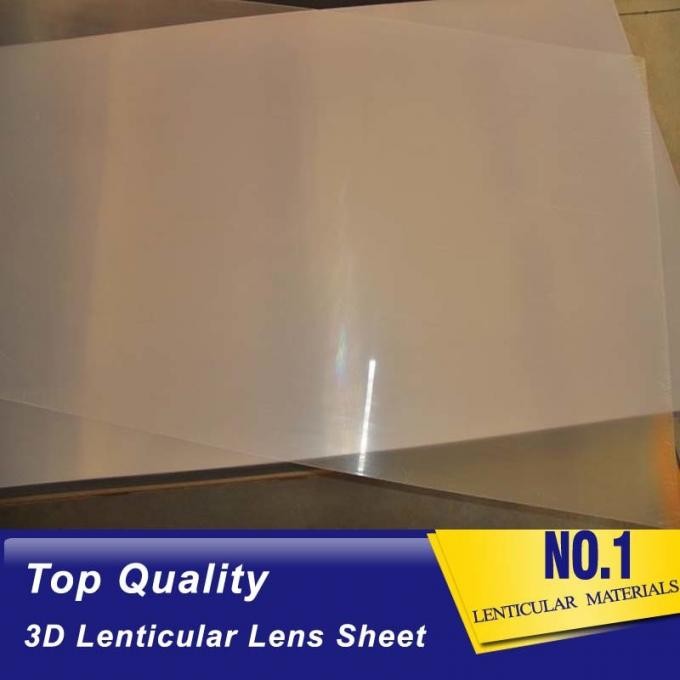  Very thin lens sheet 100LPI PET lenticular sheet len 51x71cm, 0.35mm 3D Lenticular  film materials for UV offset print Manufactures