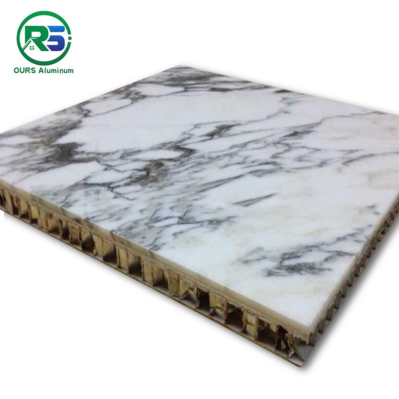 China PVDF Stone Pattern Aluminum Honeycomb Panel Environmentally Friendly on sale