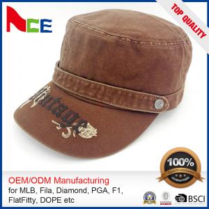  Custom Embroidered Military Caps , Military Boonie Cap Autumn Winter Fitted Manufactures
