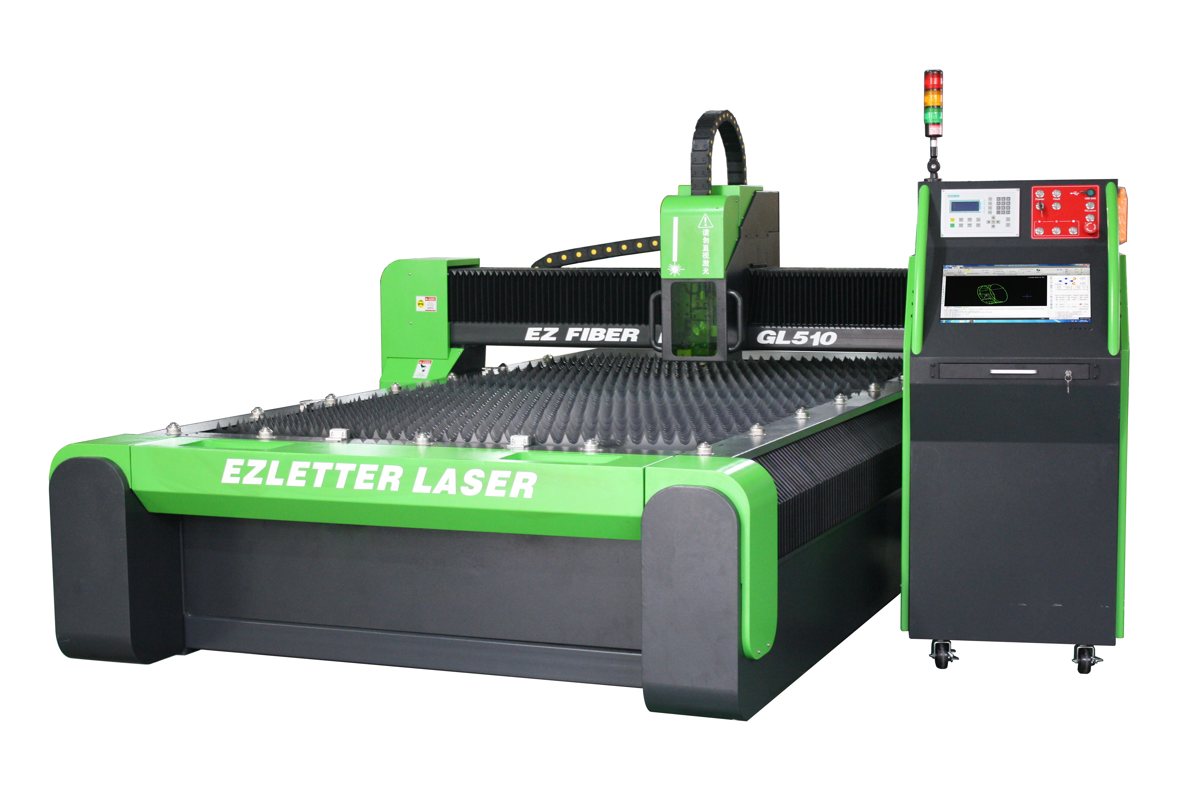  EZCNC Fiber Laser Sheet Metal Cutter GL510 IPG Laser/WSX laser cutting head Manufactures