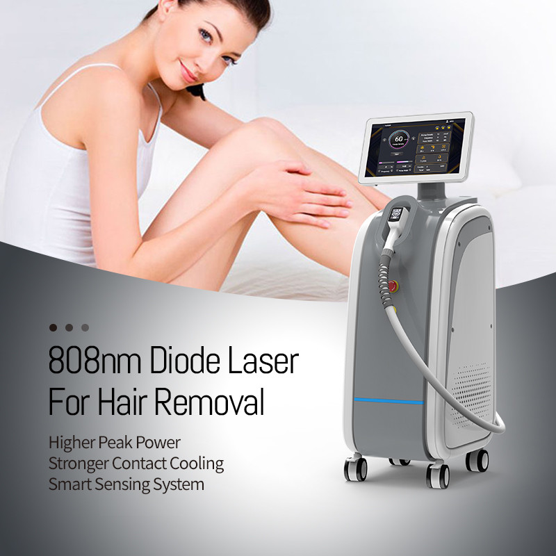 China Permanent Pain Free Diode Laser Hair Removal Machine For Salon on sale