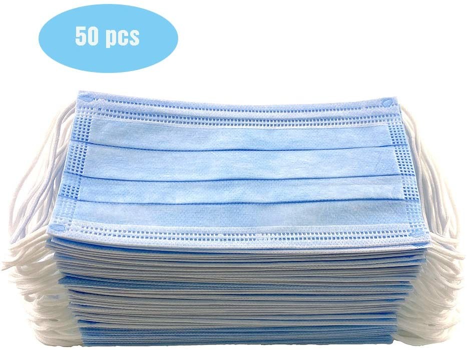  Anti Allergic Materials Eco Friendly 3 Ply Non Woven Face Mask Manufactures