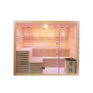 China Traditional Steam Sauna Room With Touch Screen Control Panel And Ozone Generator on sale