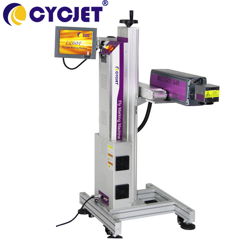 China Automatic Industrial Laser Marking Machine LC60F CO2 Laser Engraving Machine on sale