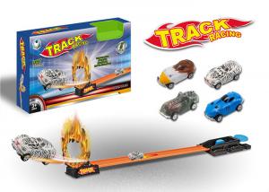 China Hot Wheels Toy Race Car Track Sets With Metal Alloy Racer Animal Style Car on sale