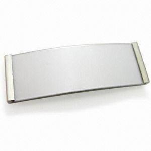  Magnetic Plastic Name Badges, Measures 68 x 22mm, Available in Silver Manufactures