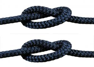  9.525mm Nylon double braided rope code  for boat marine rope Manufactures