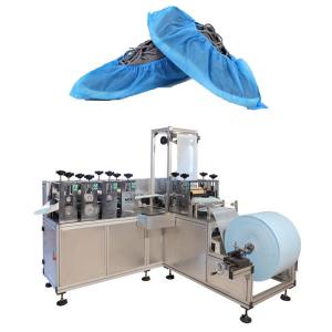  Touch Screen Non Woven Shoe Cover Making Machine 120 pcs/min Manufactures