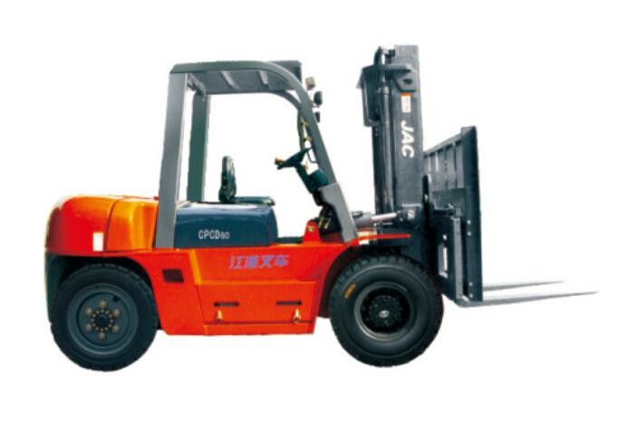  Durable Warehouse Lifting Equipment 5 Ton Diesel Forklift With Side Sliding Fork Manufactures